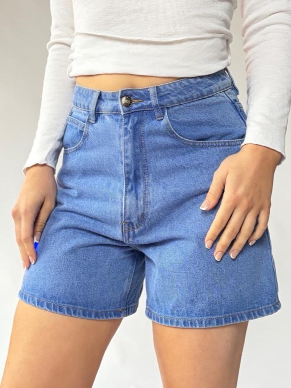 Princess Polly Jean Shorts High Rise 6